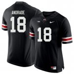 NCAA Ohio State Buckeyes Men's #18 J.P. Andrade Black Nike Football College Jersey PZM6245YL